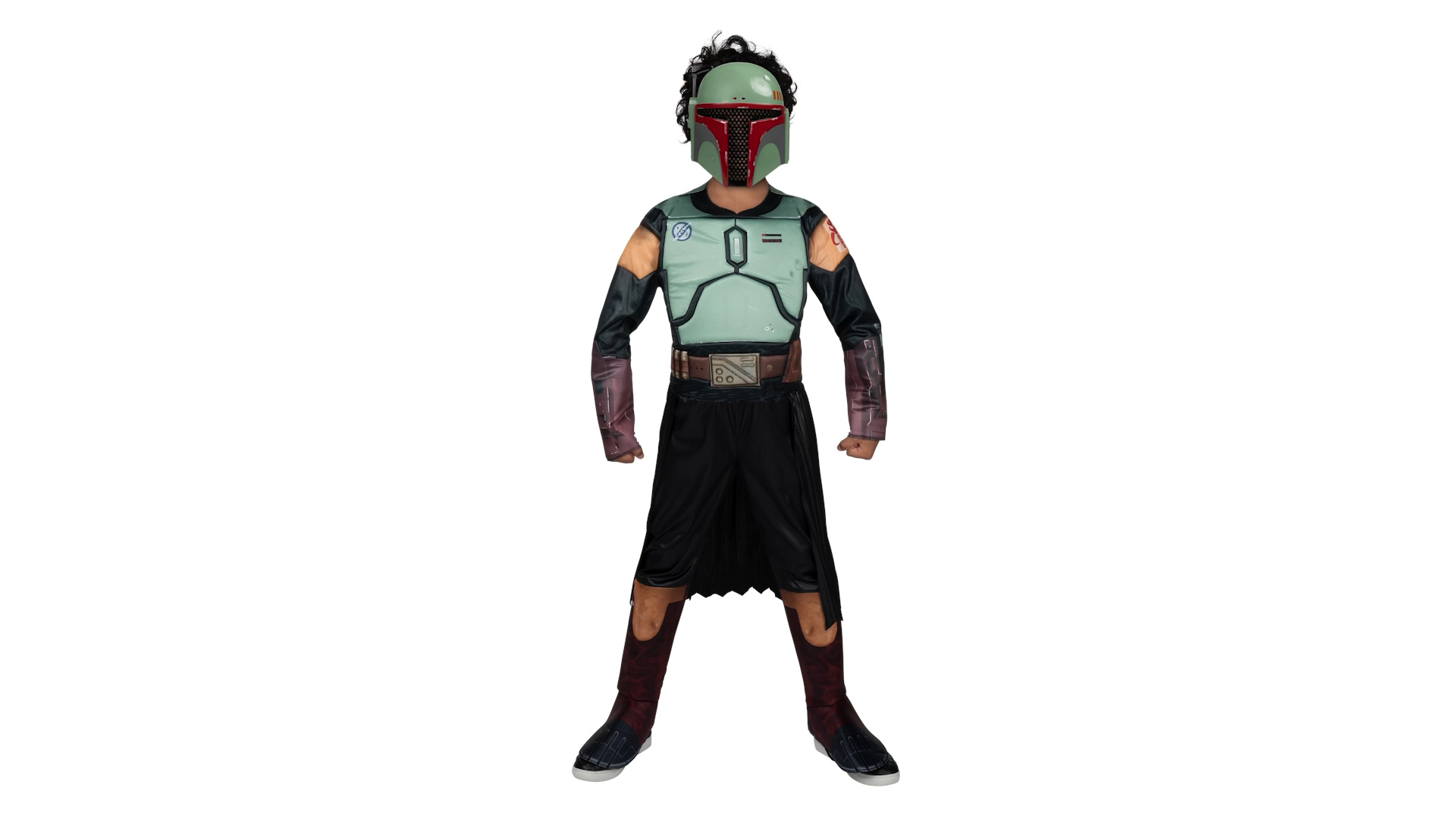 JWC0799 Boba Fett Youth QLX 360 GIF Rotation